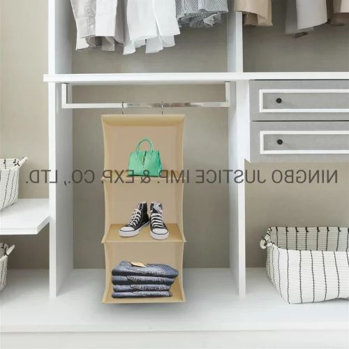 3-Shelf Hanging Shelves Wardrobes (Photo 19 of 20)