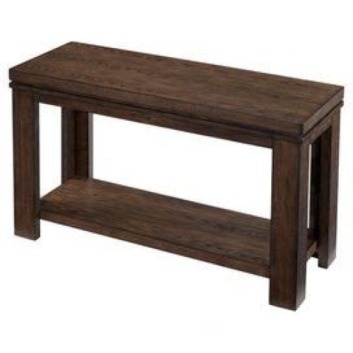 Warm Pecan Console Tables (Photo 13 of 20)