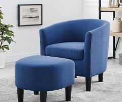 20 Best Collection of Harmon Cloud Barrel Chairs and Ottoman