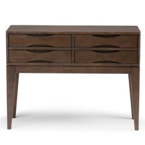 Walnut Console Tables (Photo 7 of 20)