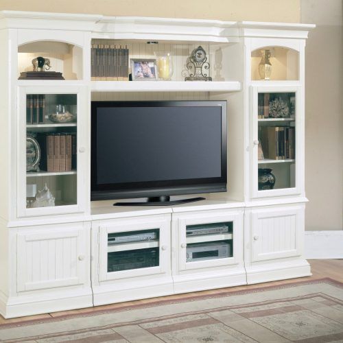 Hannu Tv Media Unit White Stands (Photo 11 of 20)