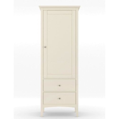 Single White Wardrobes With Drawers (Photo 11 of 20)