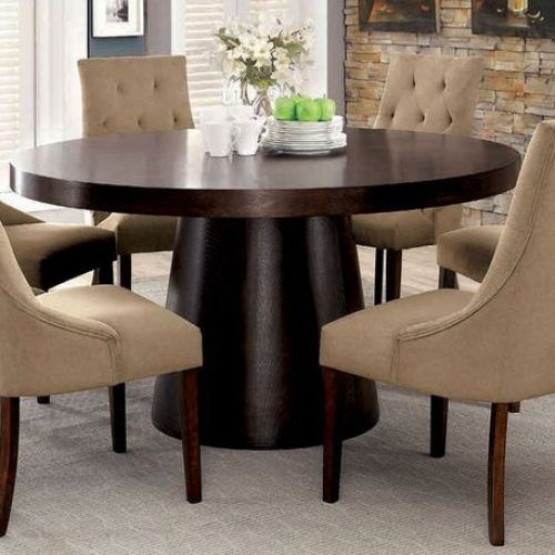 Light Brown Round Dining Tables (Photo 5 of 20)