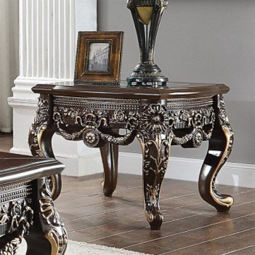 Antique Gold And Glass Console Tables (Photo 19 of 20)