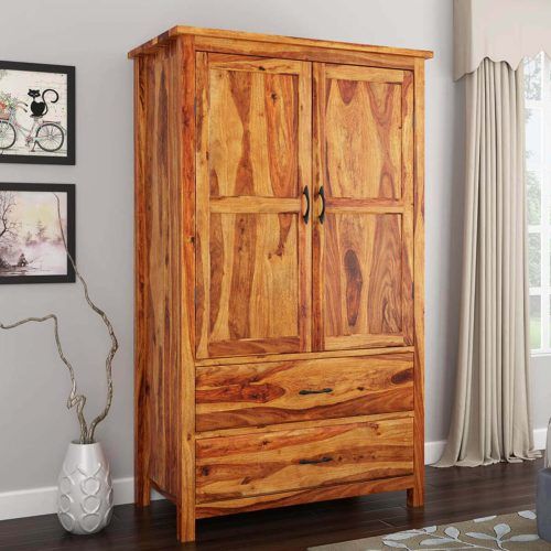 Large Wooden Wardrobes (Photo 18 of 20)
