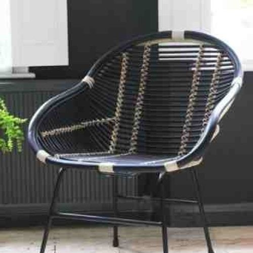Natural Rattan Metal Chairs (Photo 18 of 20)