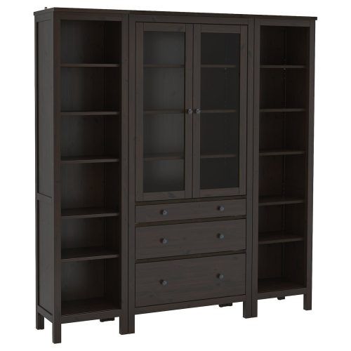 Dark Brown Tv Cabinets With 2 Sliding Doors And Drawer (Photo 16 of 20)