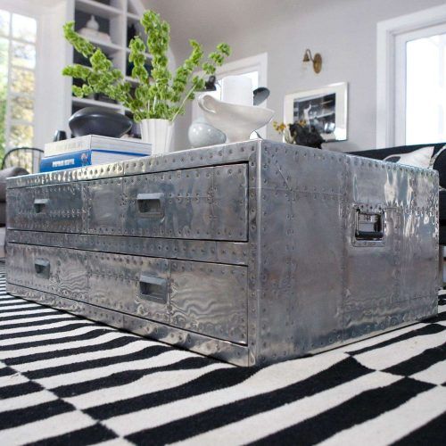 Stainless Steel Trunk Coffee Tables (Photo 5 of 20)