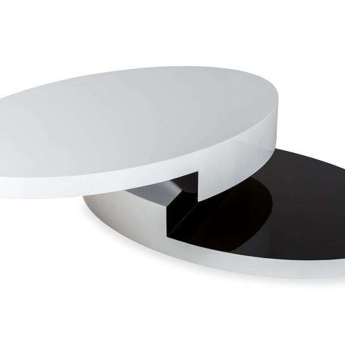 Black Oval Coffee Table (Photo 10 of 20)