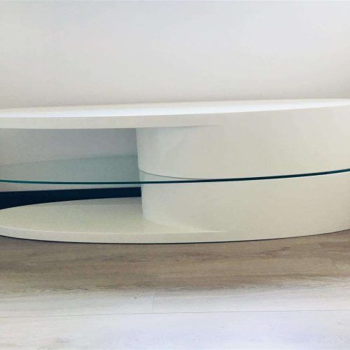 Gloss White Tv Stands (Photo 7 of 15)