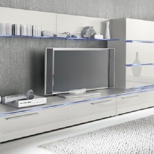 High Glass Modern Entertainment Tv Stands For Living Room Bedroom (Photo 15 of 20)