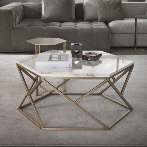 Metallic Gold Console Tables (Photo 19 of 20)