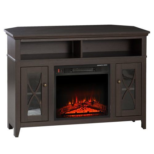 Electric Fireplace Tv Stands With Shelf (Photo 2 of 20)
