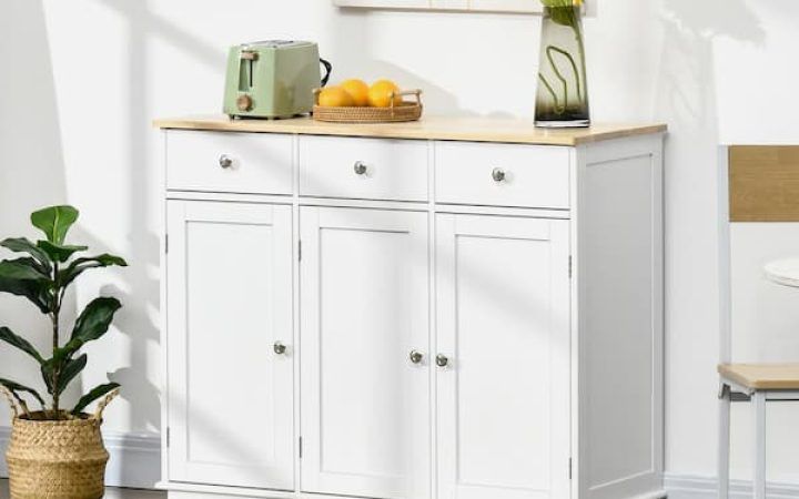 2024 Latest Sideboards with Rubberwood Top