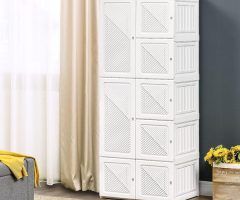 20 Inspirations Wardrobes with Cube Compartments