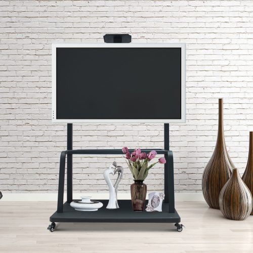 Mobile Tv Stands With Lockable Wheels For Corner (Photo 13 of 20)