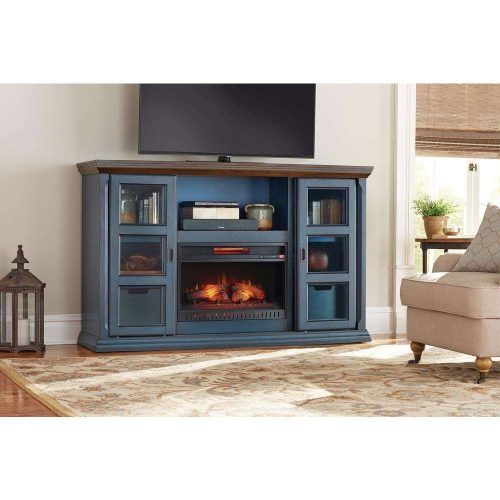 Blue Tv Stands (Photo 3 of 15)