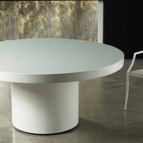 White Circle Dining Tables (Photo 13 of 20)