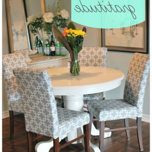 Palazzo 7 Piece Dining Sets With Mindy Slipcovered Side Chairs (Photo 12 of 20)