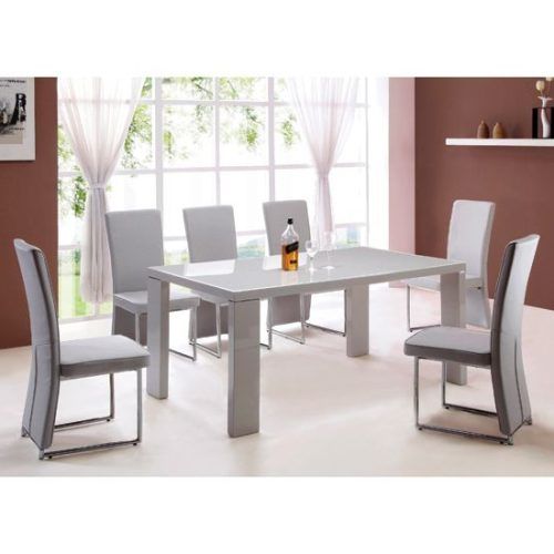 Dining Tables With Grey Chairs (Photo 16 of 20)