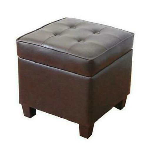 Light Gray Tufted Round Wood Ottomans With Storage (Photo 15 of 20)