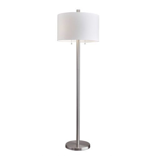White Shade Floor Lamps (Photo 11 of 20)