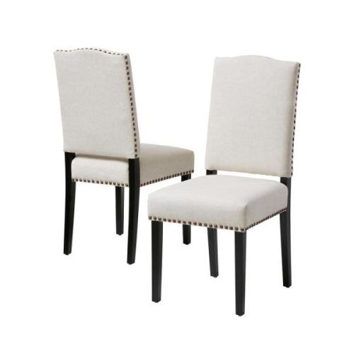 Aime Upholstered Parsons Chairs In Beige (Photo 5 of 20)
