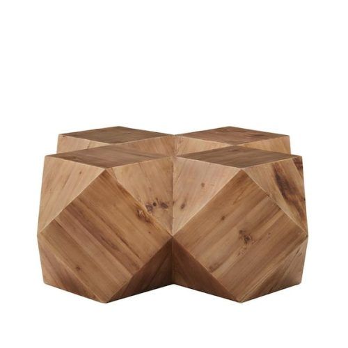 Geometric Block Solid Coffee Tables (Photo 13 of 20)