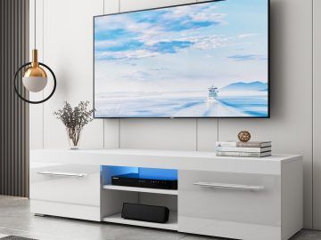 White Tv Stands Entertainment Center