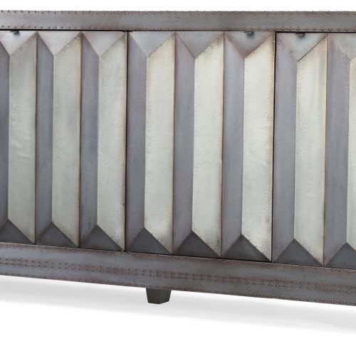 Grey Wooden Accent Buffets (Photo 19 of 20)