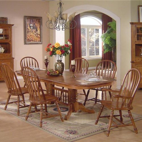 Oval Oak Dining Tables And Chairs (Photo 3 of 20)