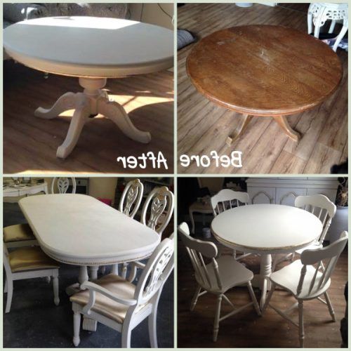 Shabby Dining Tables And Chairs (Photo 9 of 20)