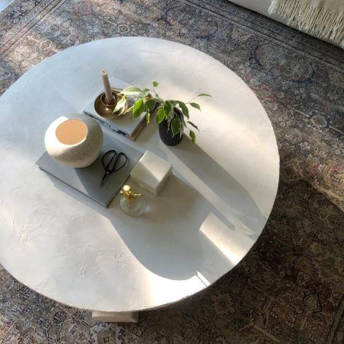 Liam Round Plaster Coffee Tables (Photo 17 of 20)