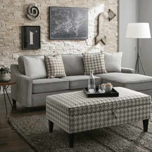 Sectional Sofas With Ottomans And Tufted Back Cushion (Photo 19 of 20)