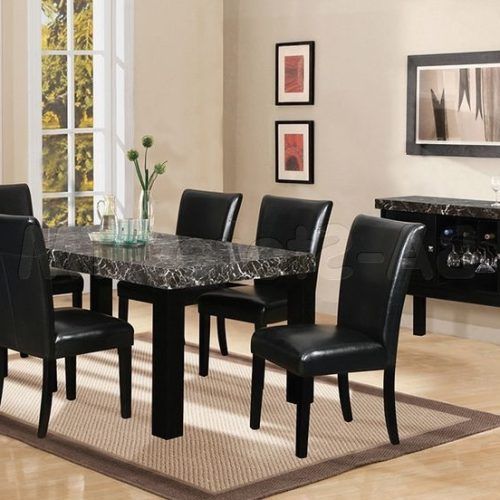 Black Wood Dining Tables Sets (Photo 13 of 20)