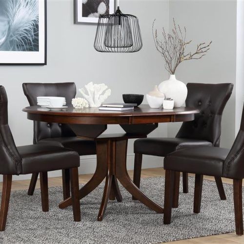Dark Wood Dining Tables And 6 Chairs (Photo 4 of 20)