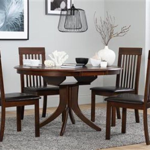 Dark Wood Dining Tables 6 Chairs (Photo 4 of 20)