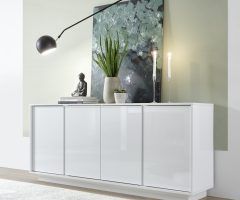 20 Ideas of White Sideboards for Living Room
