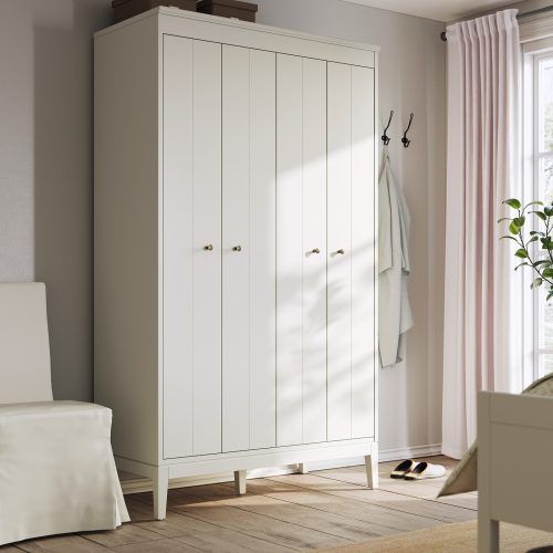 White Wardrobes With Drawers (Photo 3 of 20)