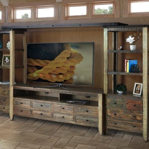 Entertainment Center Tv Stands Reclaimed Barnwood (Photo 17 of 20)