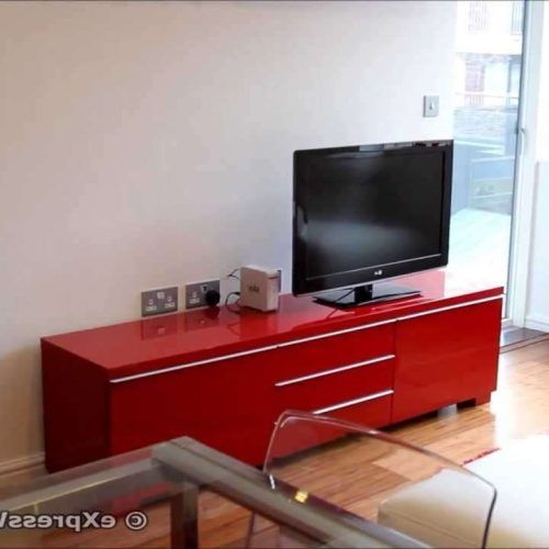 Red Gloss Tv Cabinets (Photo 16 of 20)