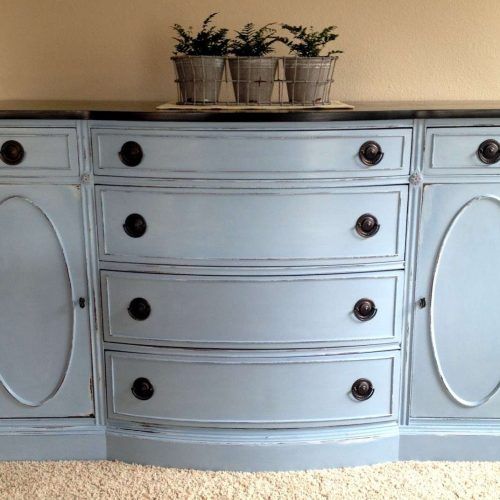 Annie Sloan Painted Sideboards (Photo 13 of 20)