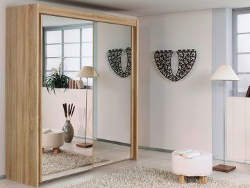 Double Mirrored Wardrobes