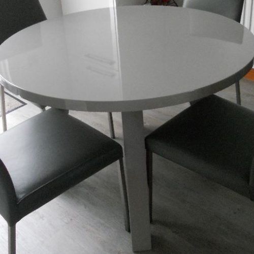 Grey Gloss Dining Tables (Photo 10 of 20)