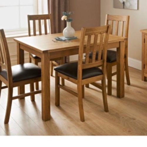 Oak Dining Tables And 4 Chairs (Photo 15 of 20)