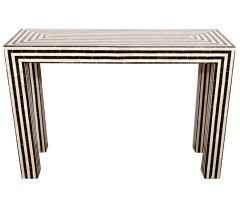 2024 Best of Black and White Inlay Console Tables