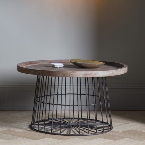 Round Industrial Coffee Tables (Photo 6 of 20)
