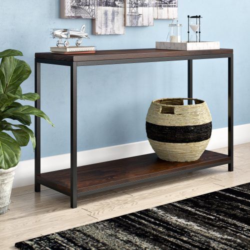 Mix Patina Metal Frame Console Tables (Photo 12 of 20)