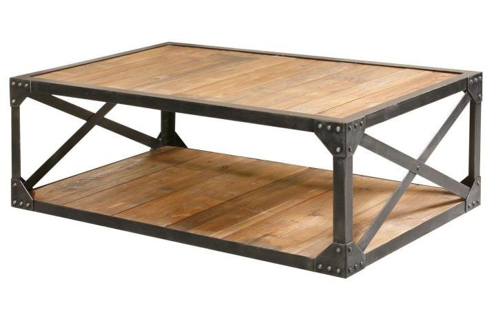 20 Photos Metal and Wood Coffee Tables