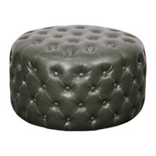 Camber Caramel Leather Ottomans (Photo 19 of 20)